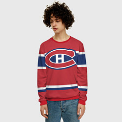 Свитшот мужской Montreal Canadiens цвета 3D-красный — фото 2