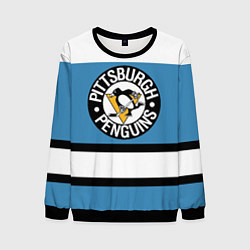 Свитшот мужской Pittsburgh Penguins: White, цвет: 3D-черный