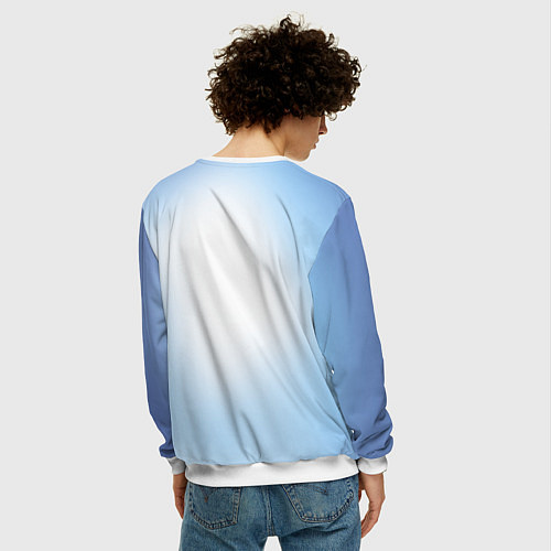 Мужской свитшот Aladdin sane / 3D-Белый – фото 4