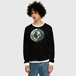 Свитшот мужской Adeptus Mechanicus, цвет: 3D-белый — фото 2