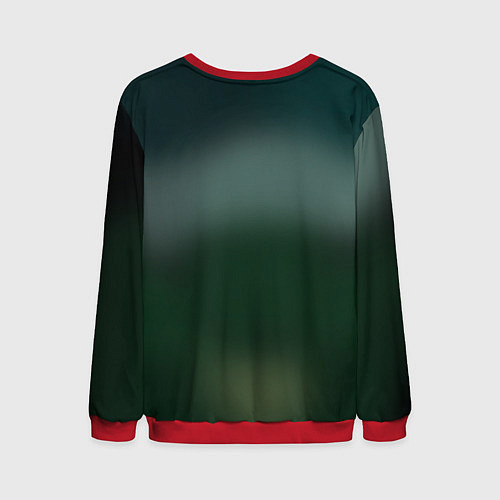 Мужской свитшот I still want to believe / 3D-Красный – фото 2