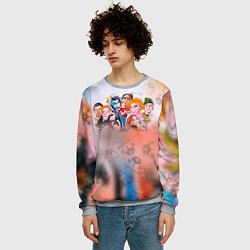 Свитшот мужской Король и Шут, цвет: 3D-меланж — фото 2