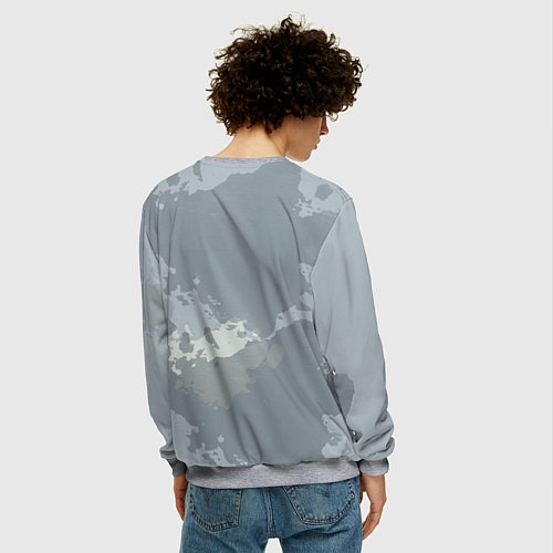 Мужской свитшот One Punch Man Fist / 3D-Меланж – фото 4