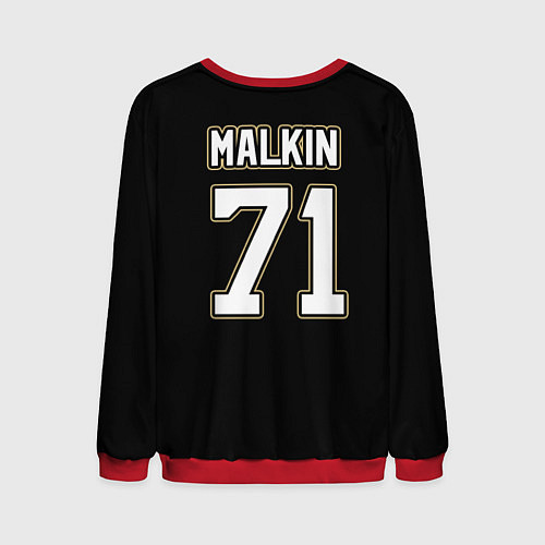 Мужской свитшот Pittsburgh Penguins: Malkin / 3D-Красный – фото 2