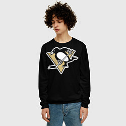 Свитшот мужской Pittsburgh Penguins: Crosby, цвет: 3D-черный — фото 2