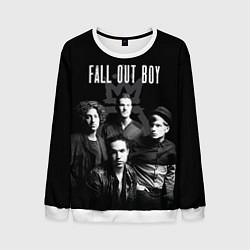 Свитшот мужской Fall out boy band, цвет: 3D-белый