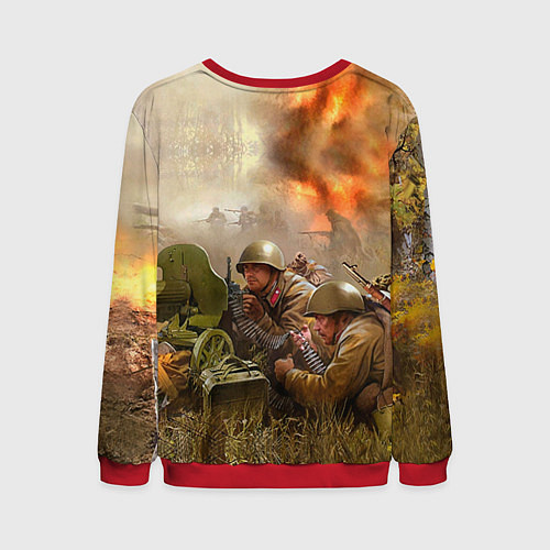 Мужской свитшот День победы / 3D-Красный – фото 2