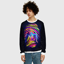 Свитшот мужской Отпечаток, цвет: 3D-белый — фото 2