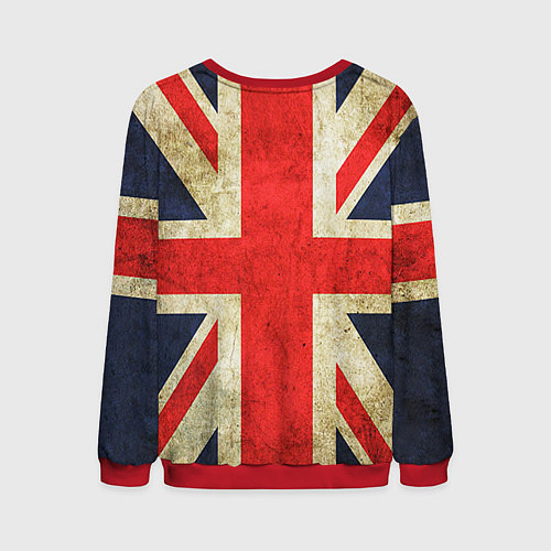 Мужской свитшот Великобритания / 3D-Красный – фото 2