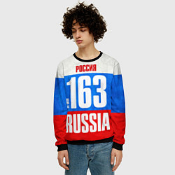 Свитшот мужской Russia: from 163, цвет: 3D-черный — фото 2