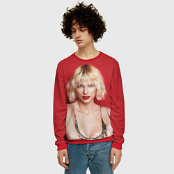 Свитшот мужской Taylor Swift, цвет: 3D-красный — фото 2