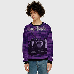 Свитшот мужской Deep Purple, цвет: 3D-черный — фото 2