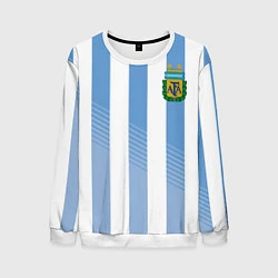 Свитшот мужской Сборная Аргентины: ЧМ-2018, цвет: 3D-белый