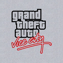 Свитшот хлопковый мужской GTA Vice City, цвет: меланж — фото 2