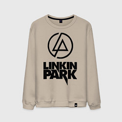 Свитшот хлопковый мужской Linkin Park, цвет: миндальный