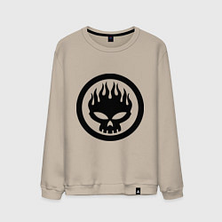 Свитшот хлопковый мужской The Offspring: Sybmol, цвет: миндальный