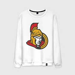 Свитшот хлопковый мужской Ottawa Senators, цвет: белый