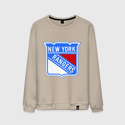Свитшот хлопковый мужской New York Rangers, цвет: миндальный
