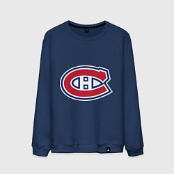 Свитшот хлопковый мужской Montreal Canadiens, цвет: тёмно-синий