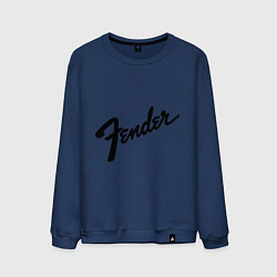 Свитшот хлопковый мужской Fender, цвет: тёмно-синий