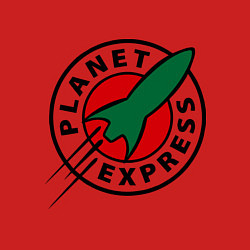 Свитшот хлопковый мужской Planet Express, цвет: красный — фото 2