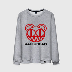 Свитшот хлопковый мужской Radiohead, цвет: меланж