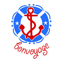Свитшот хлопковый мужской Sea Bon Voyage, цвет: белый — фото 2