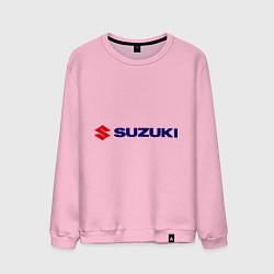 Свитшот хлопковый мужской Suzuki, цвет: светло-розовый