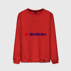 Свитшот хлопковый мужской Suzuki, цвет: красный