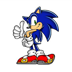 Свитшот хлопковый мужской Sonic, цвет: белый — фото 2