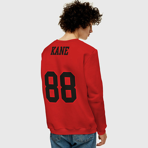 Мужской свитшот Chicago Blackhawks: Kane / Красный – фото 4