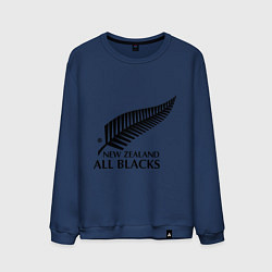 Свитшот хлопковый мужской New Zeland: All blacks, цвет: тёмно-синий