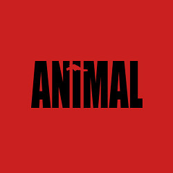 Свитшот хлопковый мужской Animal, цвет: красный — фото 2