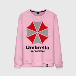 Свитшот хлопковый мужской Umbrella corporation, цвет: светло-розовый