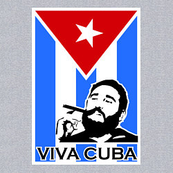 Свитшот хлопковый мужской Fidel: Viva, Cuba!, цвет: меланж — фото 2