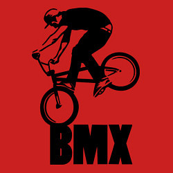 Свитшот хлопковый мужской BMX 3, цвет: красный — фото 2