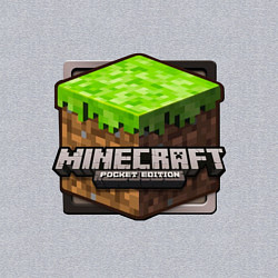 Свитшот хлопковый мужской Minecraft: Pocket Edition, цвет: меланж — фото 2