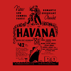 Свитшот хлопковый мужской Havana Cuba, цвет: красный — фото 2