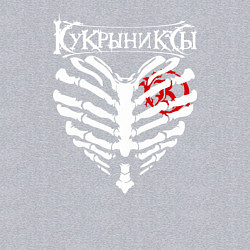 Свитшот хлопковый мужской Кукрыниксы, цвет: меланж — фото 2