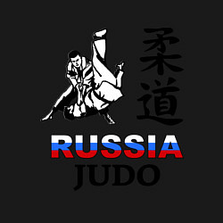 Свитшот хлопковый мужской Russia Judo, цвет: черный — фото 2