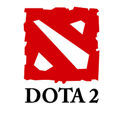 Свитшот хлопковый мужской Dota 2: Logo, цвет: белый — фото 2