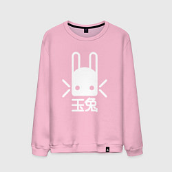 Свитшот хлопковый мужской Destiny Rabbit, цвет: светло-розовый