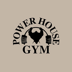Свитшот хлопковый мужской Power House Gym, цвет: миндальный — фото 2