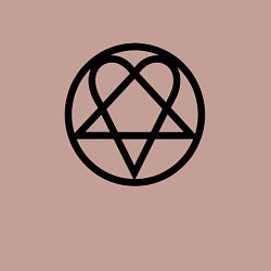 Свитшот хлопковый мужской HIM Symbol, цвет: пыльно-розовый — фото 2