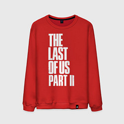 Свитшот хлопковый мужской The Last of Us: Part II, цвет: красный