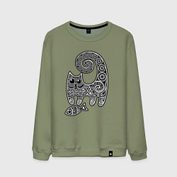 Мужской свитшот Кот3