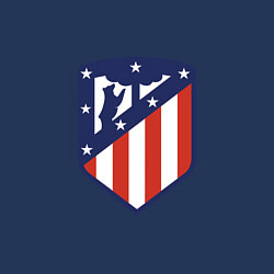 Свитшот хлопковый мужской Atletico Madrid, цвет: тёмно-синий — фото 2
