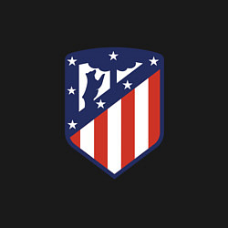 Свитшот хлопковый мужской Atletico Madrid, цвет: черный — фото 2