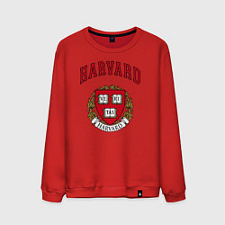 Свитшот хлопковый мужской Harvard university, цвет: красный