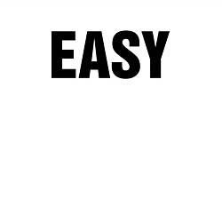 Свитшот хлопковый мужской EASY, цвет: белый — фото 2